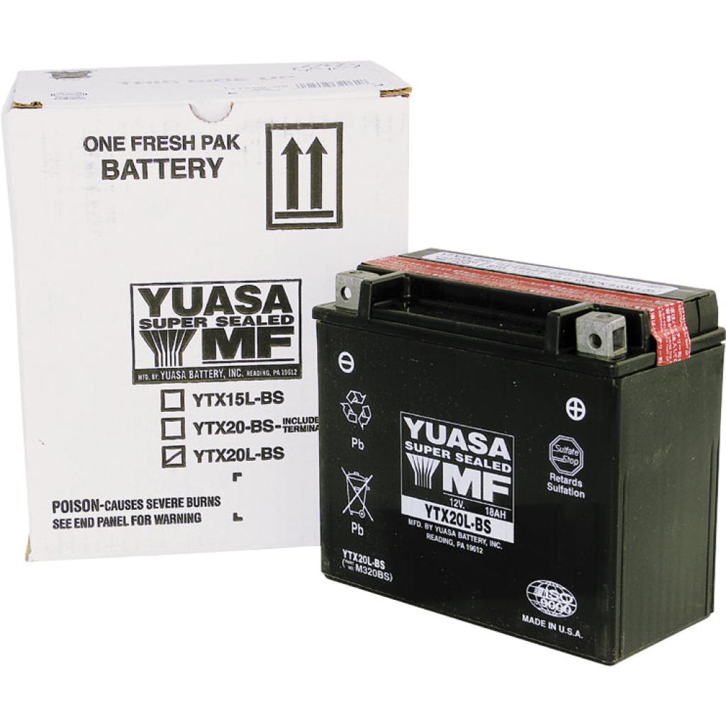 Yuasa Battery Ytx20l Bs Maintenance Free - MojoMotoSport.com
