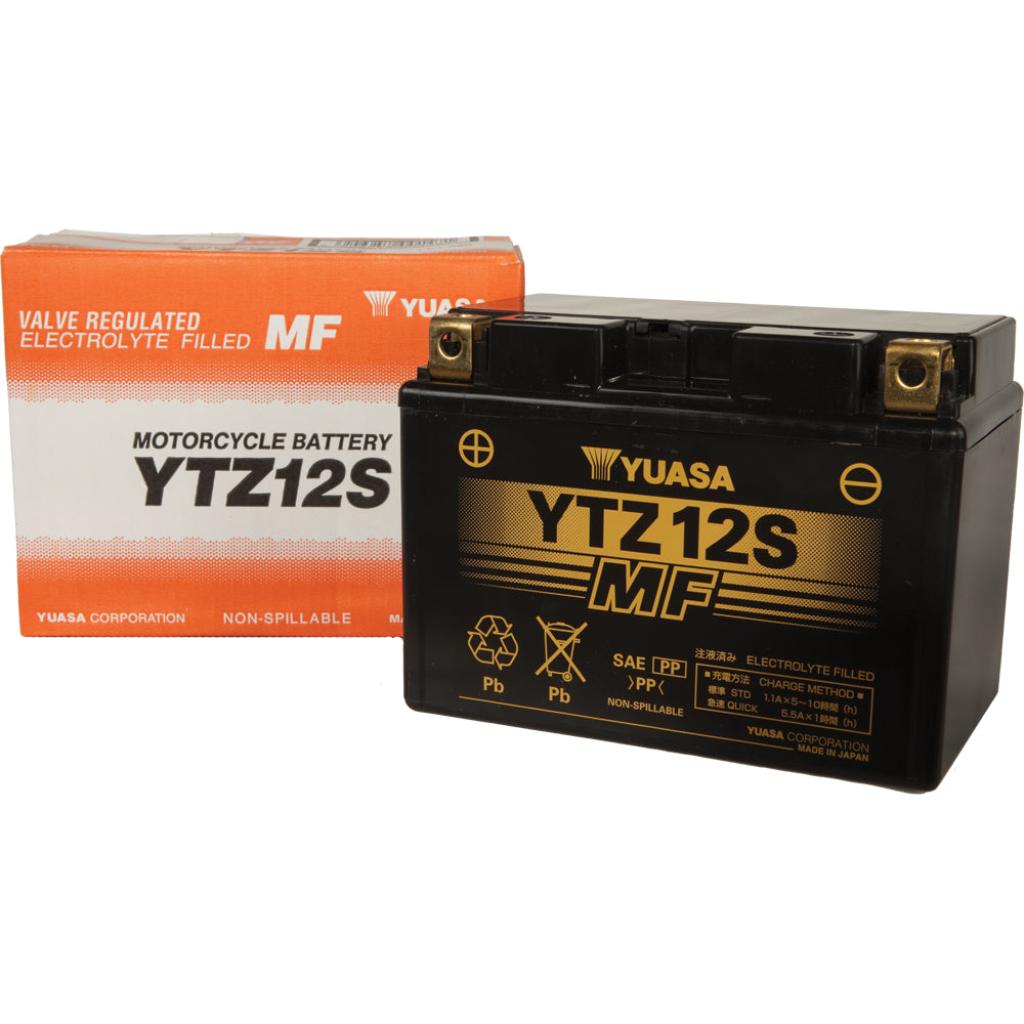 Yuasa Battery YTZ12S Sealed Factory Activated - MojoMotoSport.com