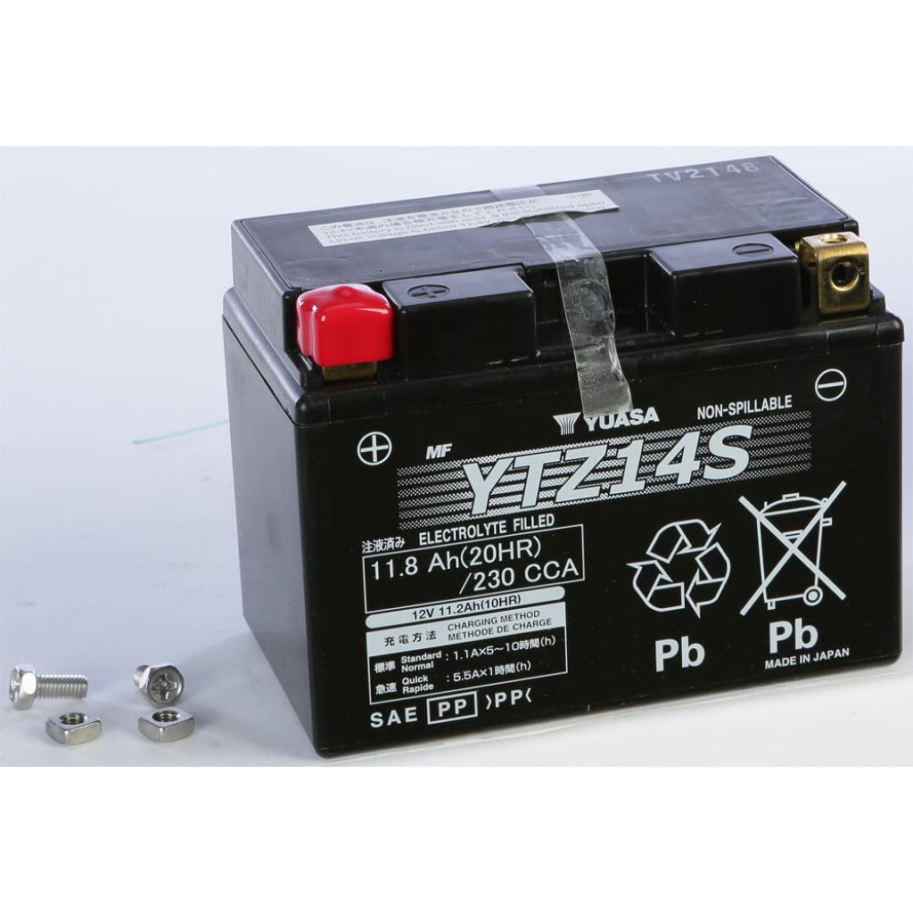 Yuasa Battery Ytz14s Sealed Factory Activated - MojoMotoSport.com