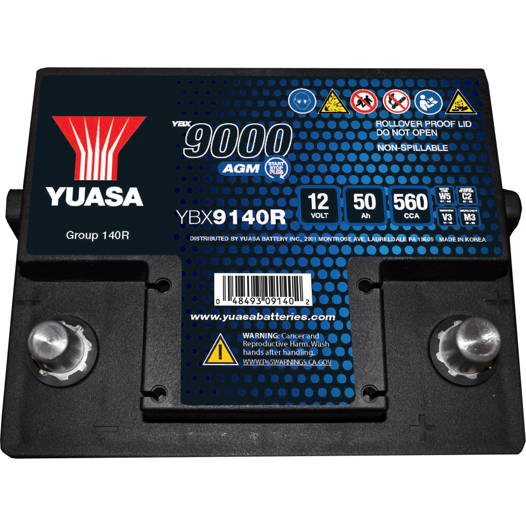 Yuasa YBX9140r Agm Spill Proof - MojoMotoSport.com