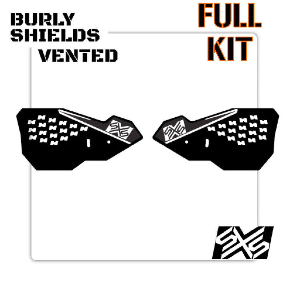 SXS Burly Handguard Shields Full Kit