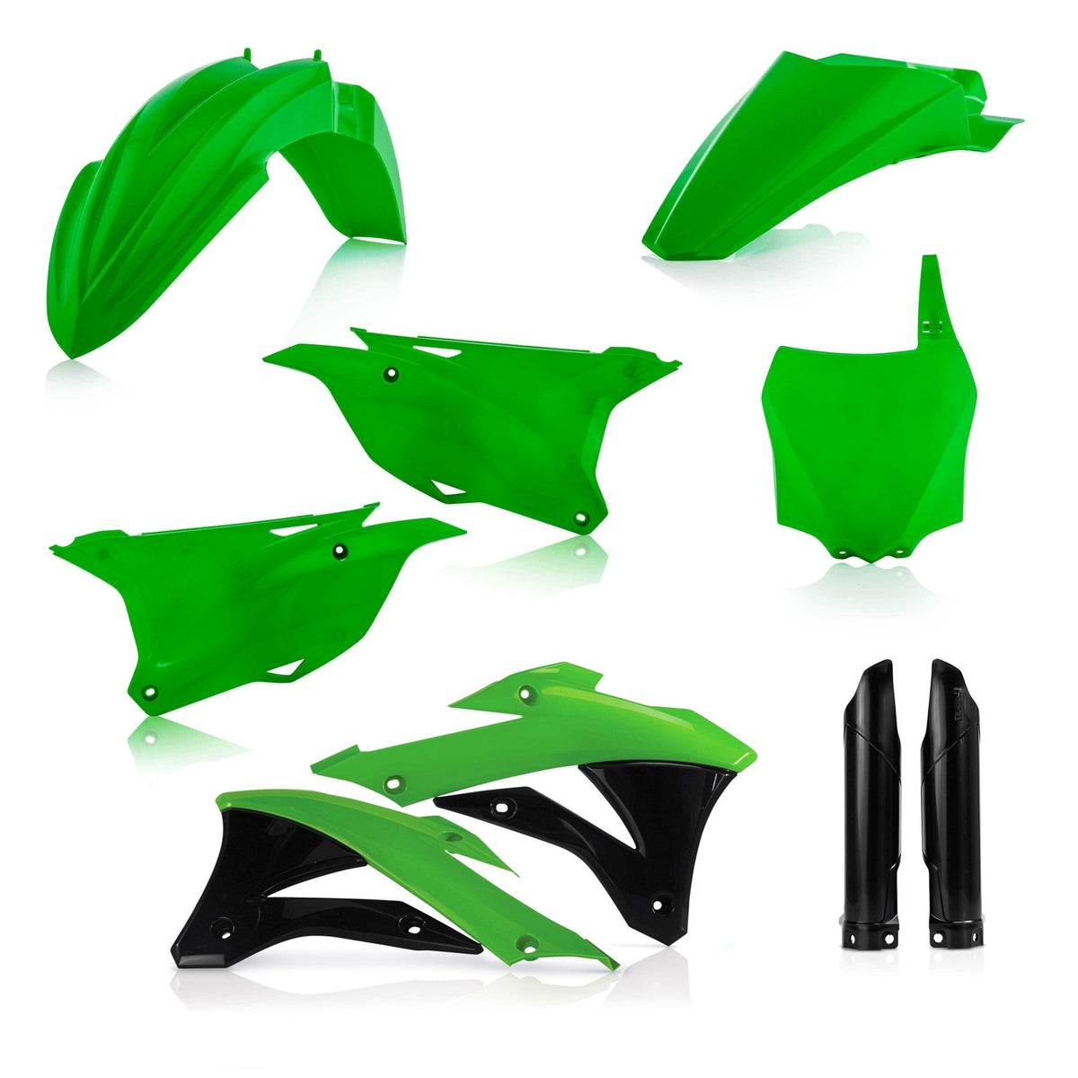 Acerbis Full Plastic Kit Kawasaki | 237411 - MojoMotoSport.com