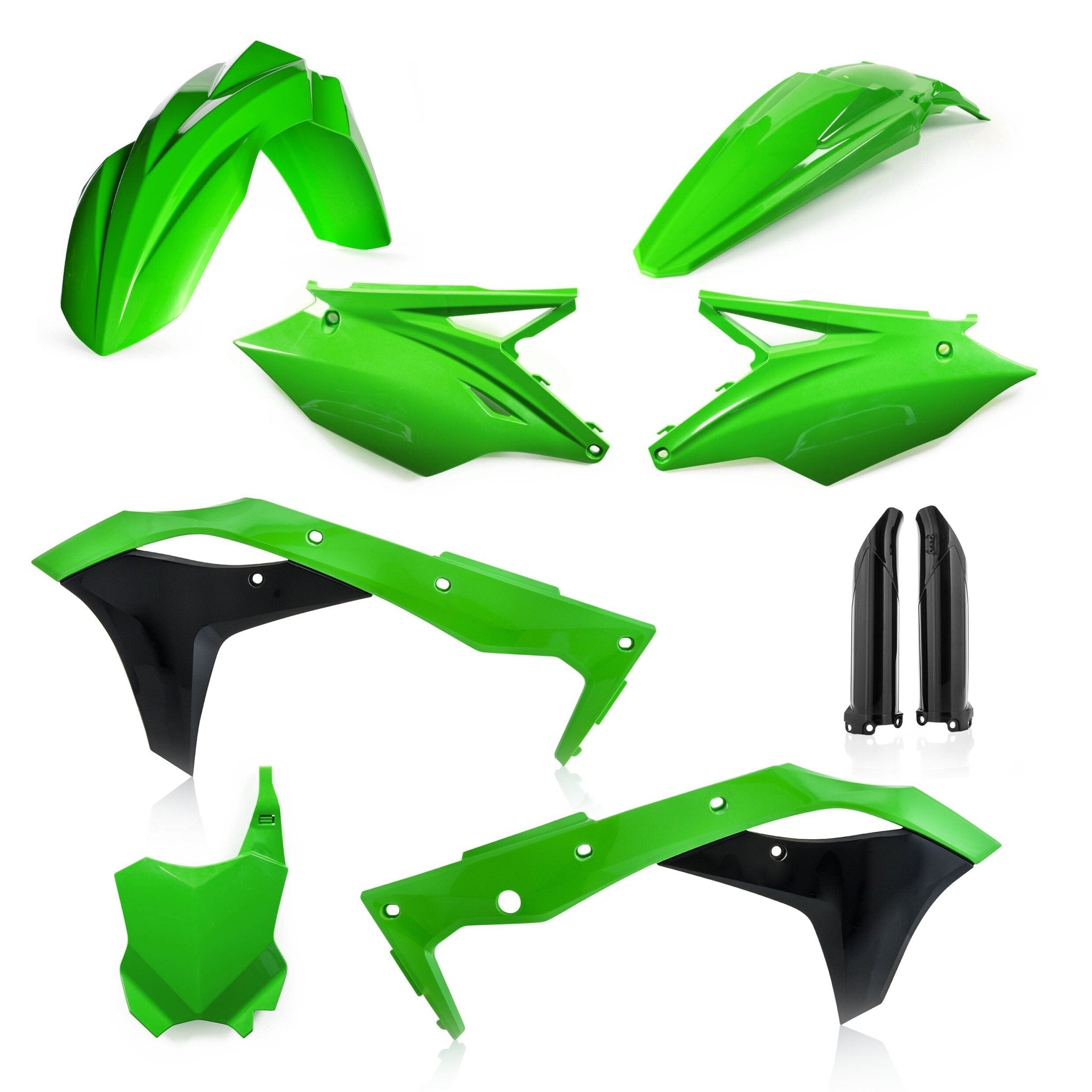Acerbis Full Plastic Kit Kawasaki | 268582 - MojoMotoSport.com