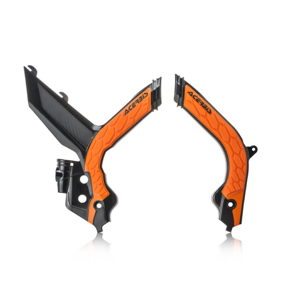 Acerbis X - Grip Frame Guards KTM 125 - 450 ('19 - 22) | 273344 - MojoMotoSport.com