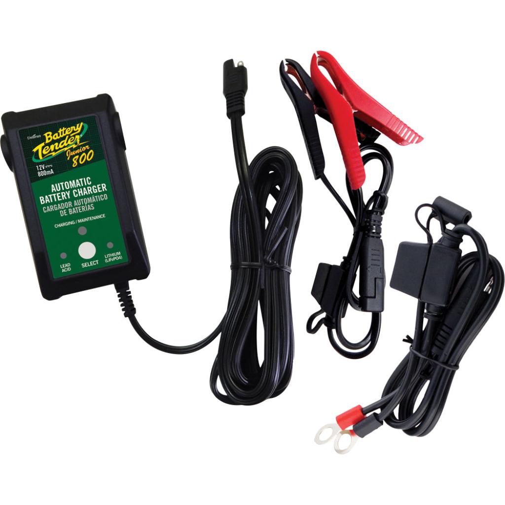Battery Tender Junior Acid/Lithium Selectable 12v Charger | 022 - 0199 - DL - WH - MojoMotoSport.com