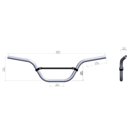 BBR Aluminum Handlebar | 520 - BBR - 1031 - MojoMotoSport.com