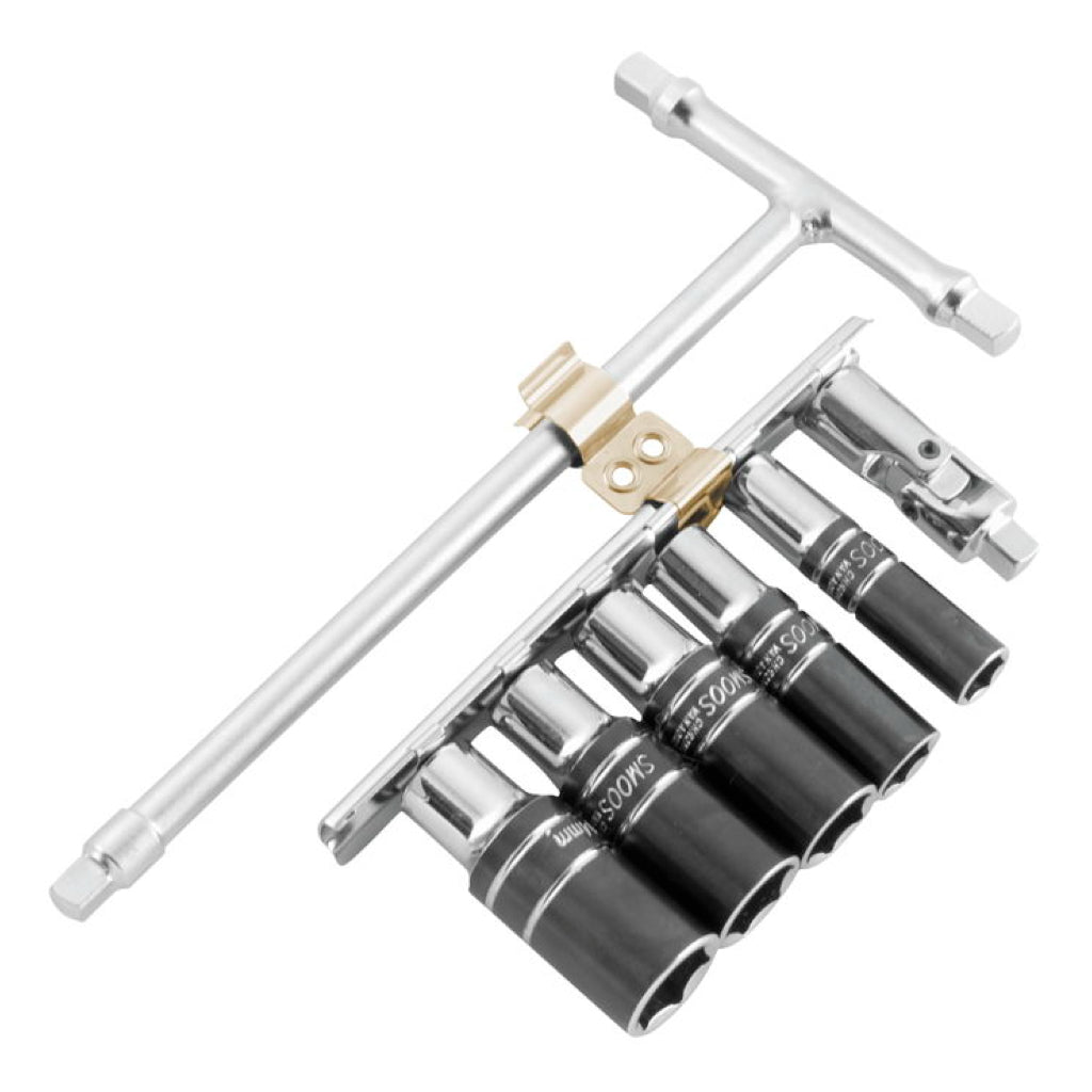 BikeMaster 1/4" T - Handle Wrench with Sockets and Swivel - MojoMotoSport.com
