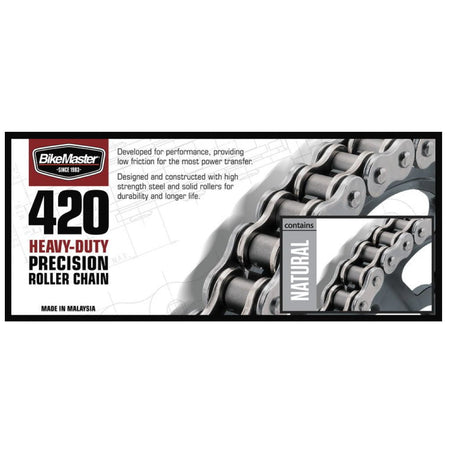 BikeMaster - 420 Heavy - Duty Precision Roller Chain - MojoMotoSport.com