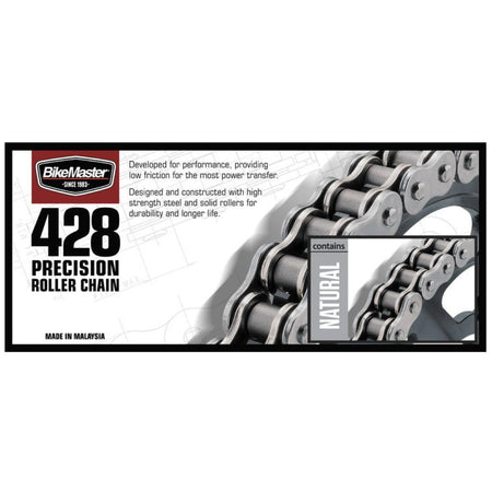 BikeMaster - 428 Precision Roller Chain - MojoMotoSport.com