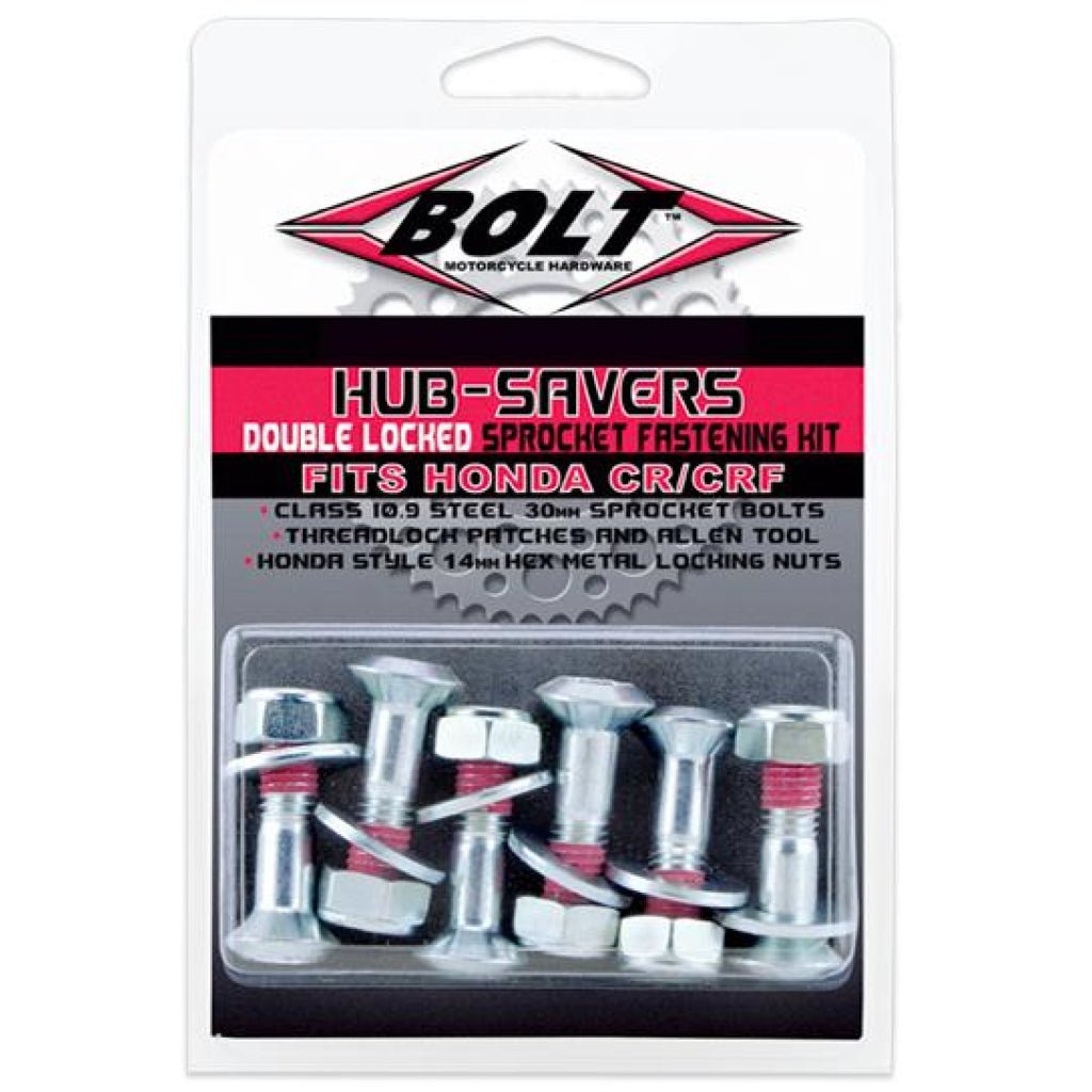 Bolt Honda CR/CRF Sprocket Fastener Double Locked Sprocket Bolt Kit - MojoMotoSport.com