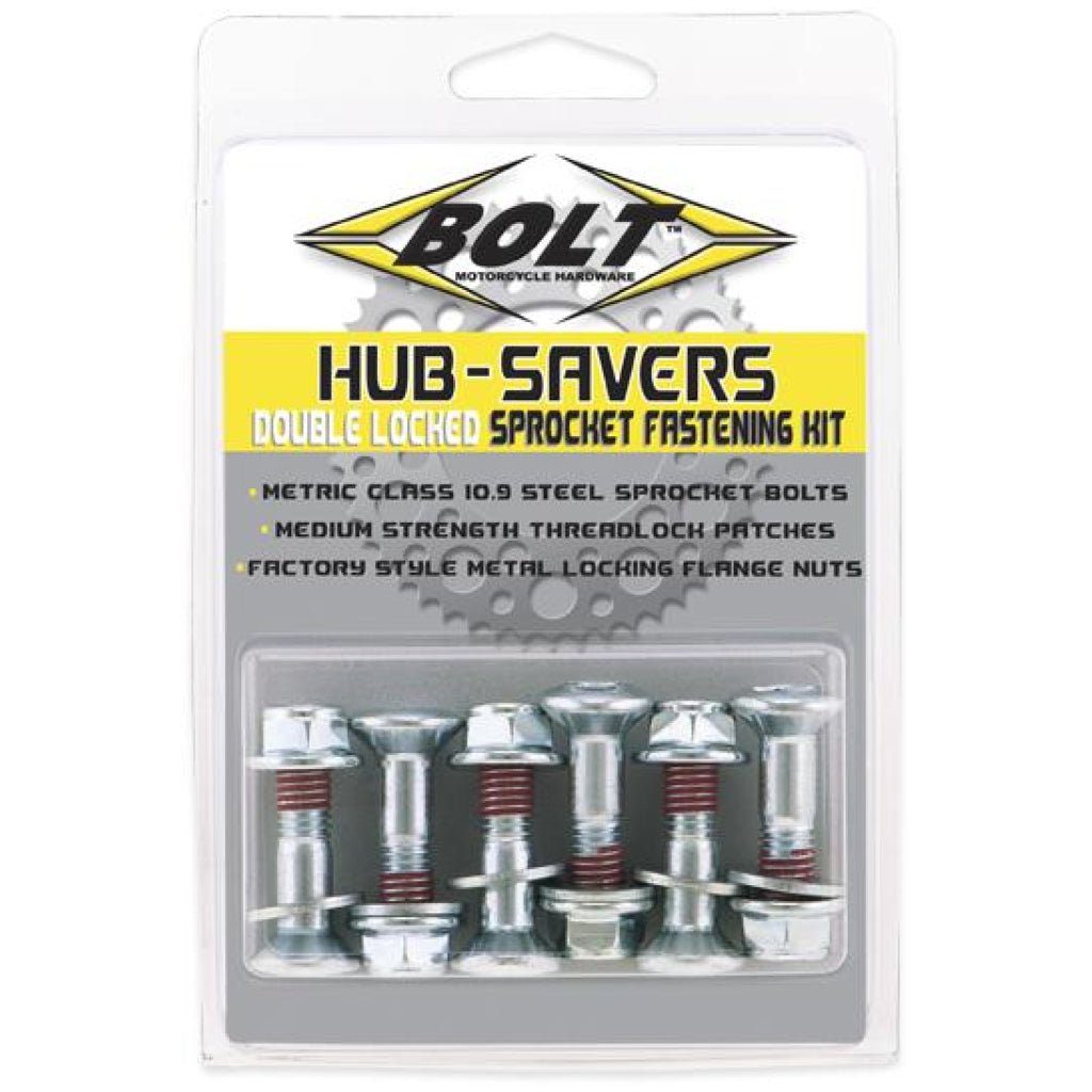 Bolt Sprocket Fastener Double Locked Sprocket Bolt Kit - MojoMotoSport.com