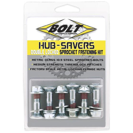 Bolt Sprocket Fastener Double Locked Sprocket Bolt Kit - MojoMotoSport.com