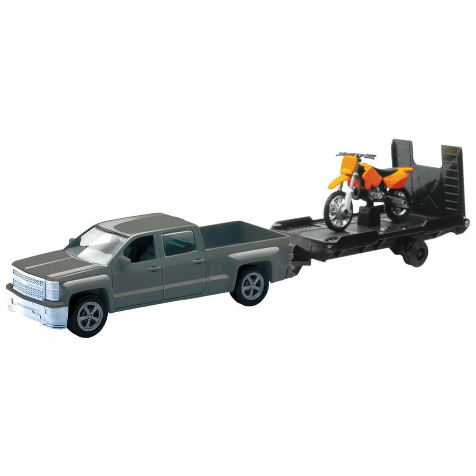 Chevy Truck & Trailer w/ Dirt Bike Replica Toys - MojoMotoSport.com