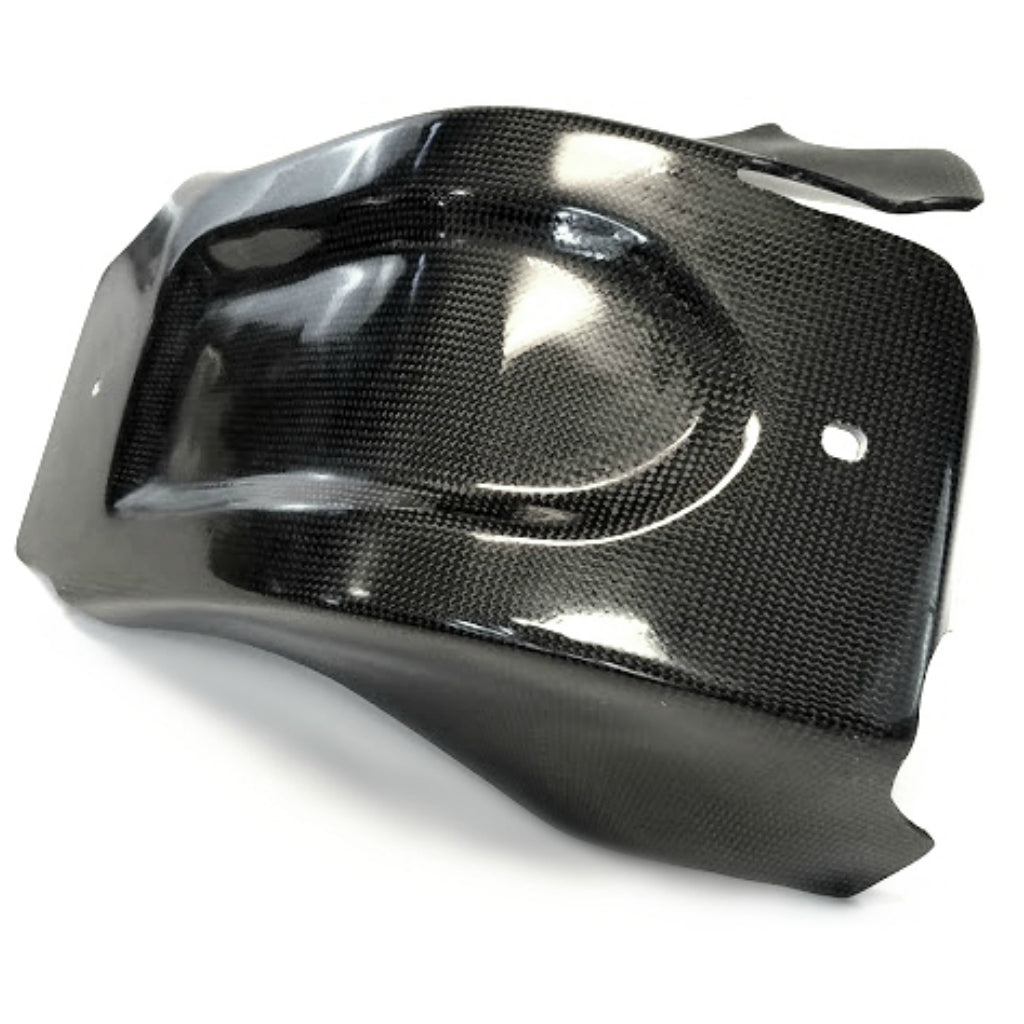 E - Line - KTM/Husqvarna 450cc Carbon Fiber Skid Plate ('19 - UP) | MSP45019T [CLOSEOUT] - MojoMotoSport.com