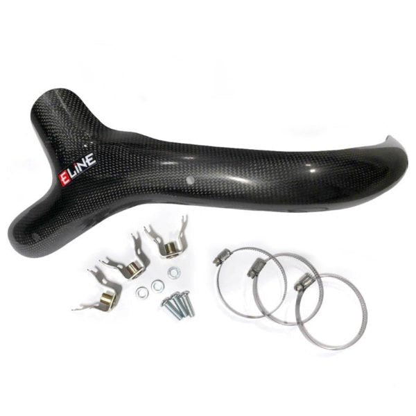 E - Line Stock Header Heat Shield w/ O2 Sensor Guard 2020 - 22 KTM/Husqvarna 500 | MHS50020 - MojoMotoSport.com