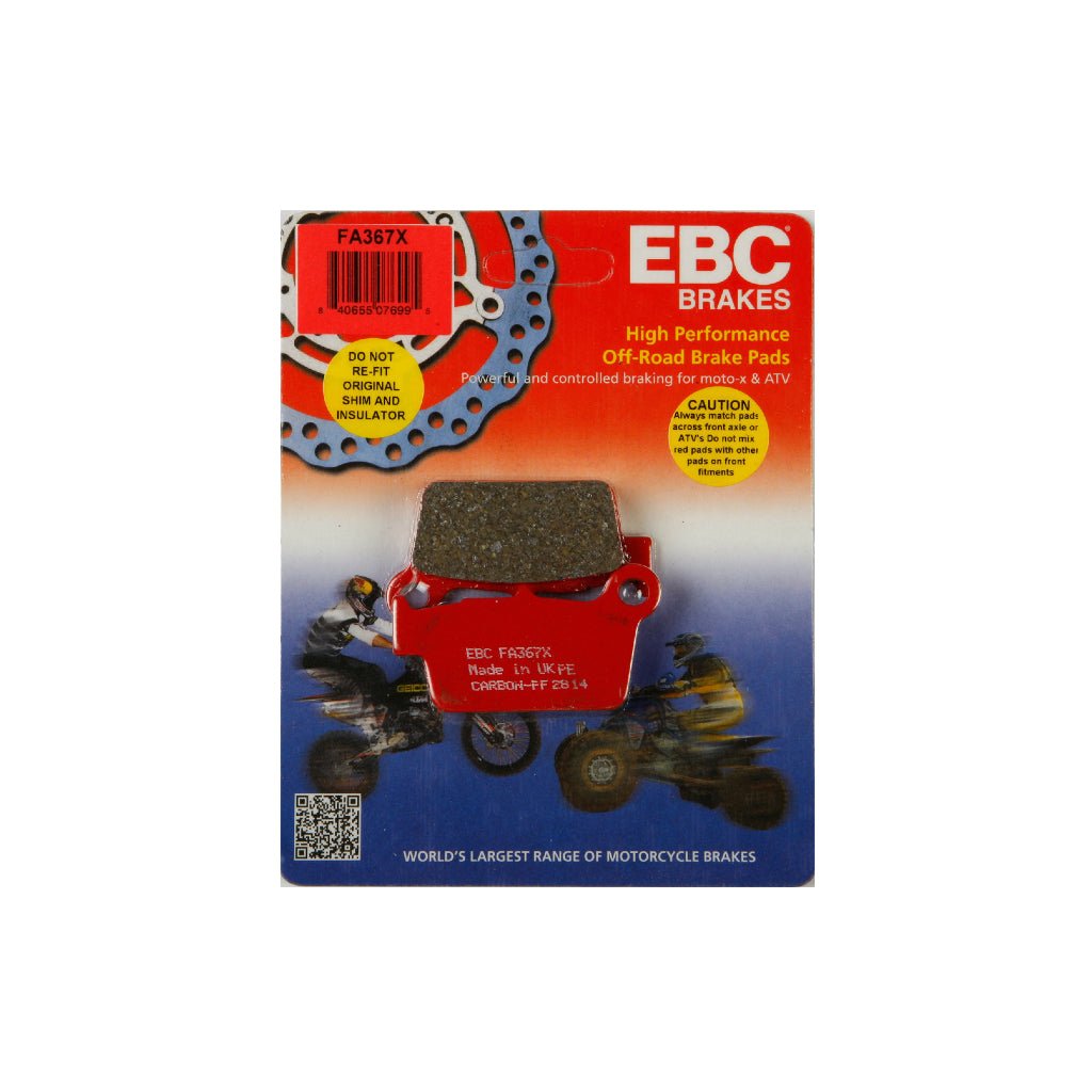 EBC Carbon "X" Rear Brake Pads | FA367X - MojoMotoSport.com