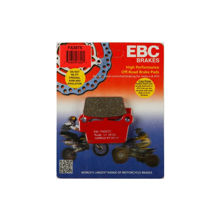 EBC Carbon "X" Rear Brake Pads | FA367X - MojoMotoSport.com