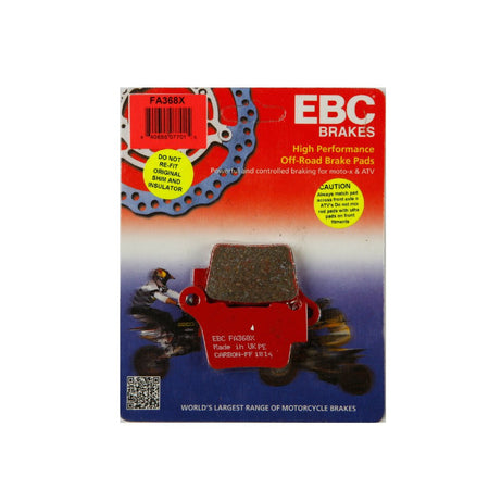 EBC Carbon "X" Rear Brake Pads KTM/HUS/GAS | FA368X - MojoMotoSport.com