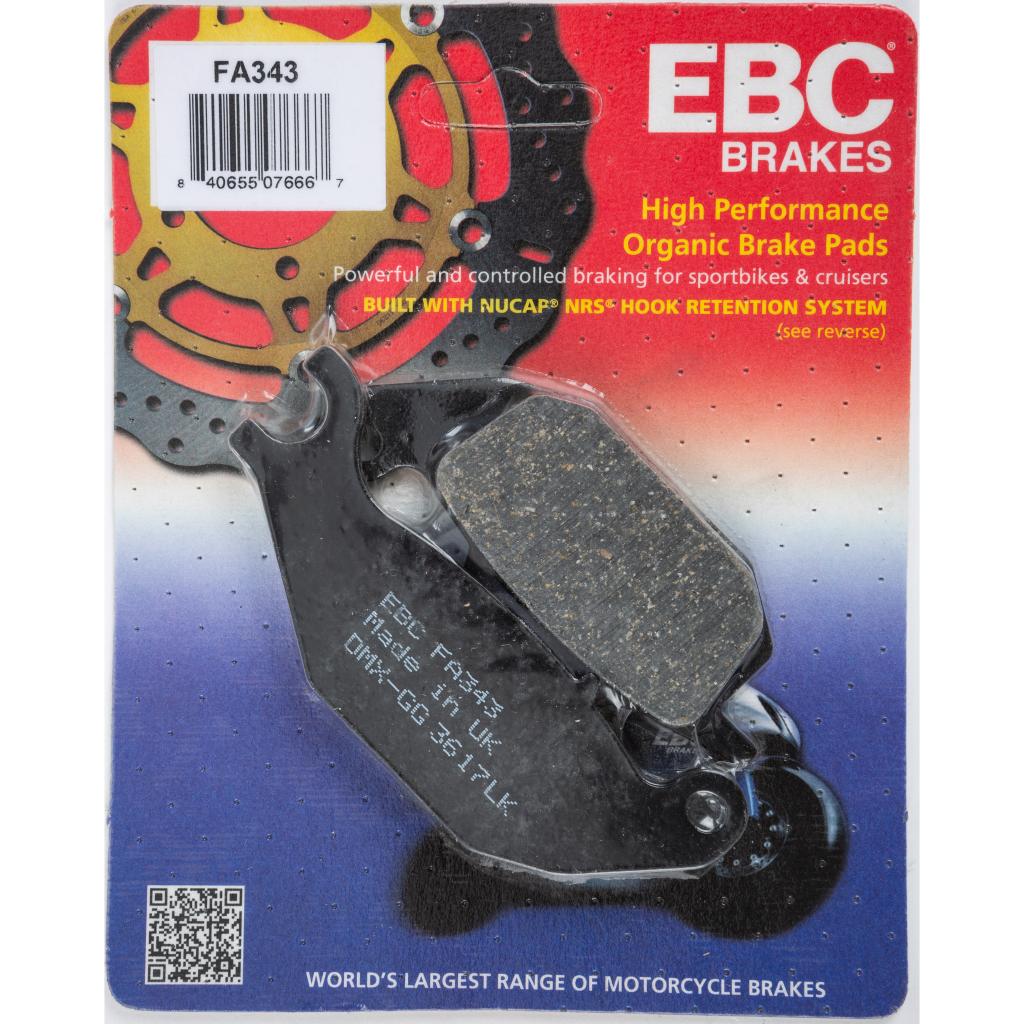EBC Organic Brake Pads | FA343 - MojoMotoSport.com