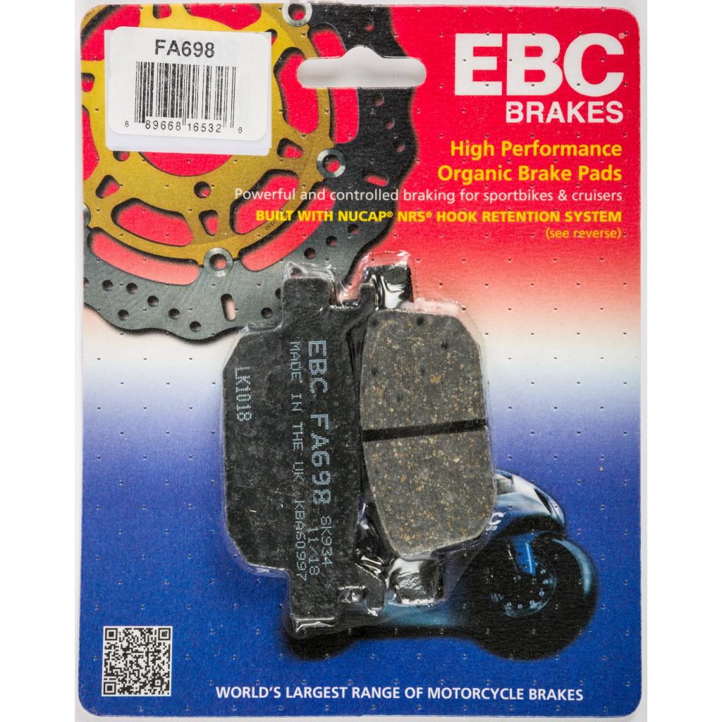 EBC Organic Brake Pads | FA698 - MojoMotoSport.com