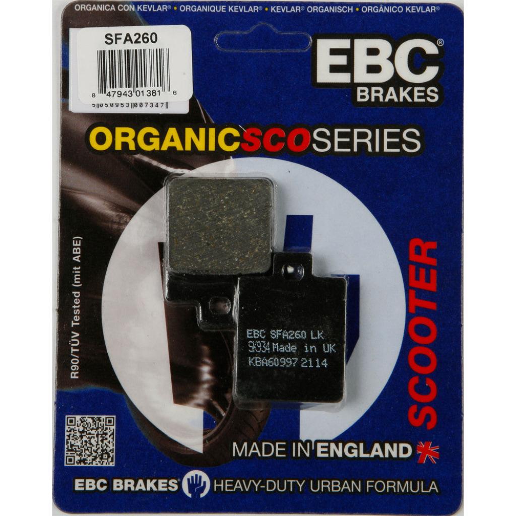 EBC Organic Brake Pads | SFA260 - MojoMotoSport.com