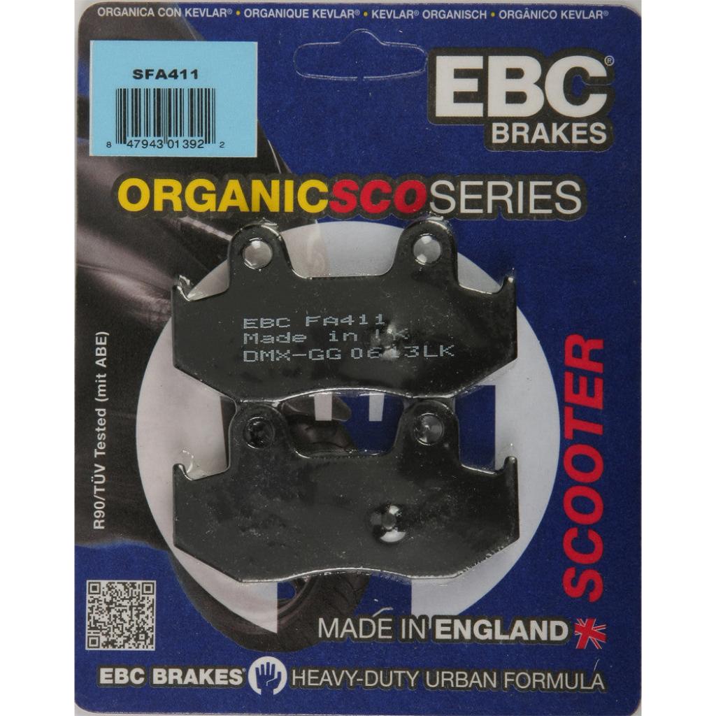 EBC Organic Brake Pads | SFA411 - MojoMotoSport.com