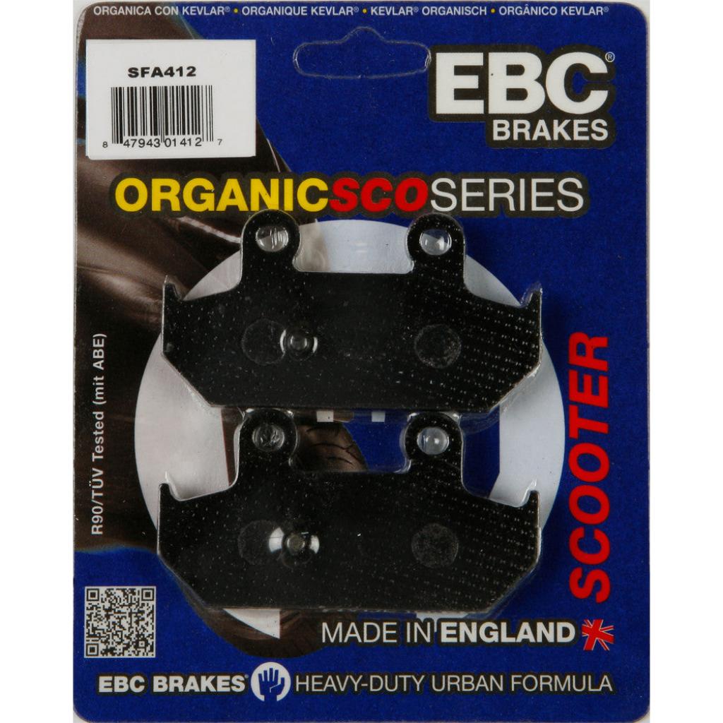 EBC Organic Brake Pads | SFA412 - MojoMotoSport.com