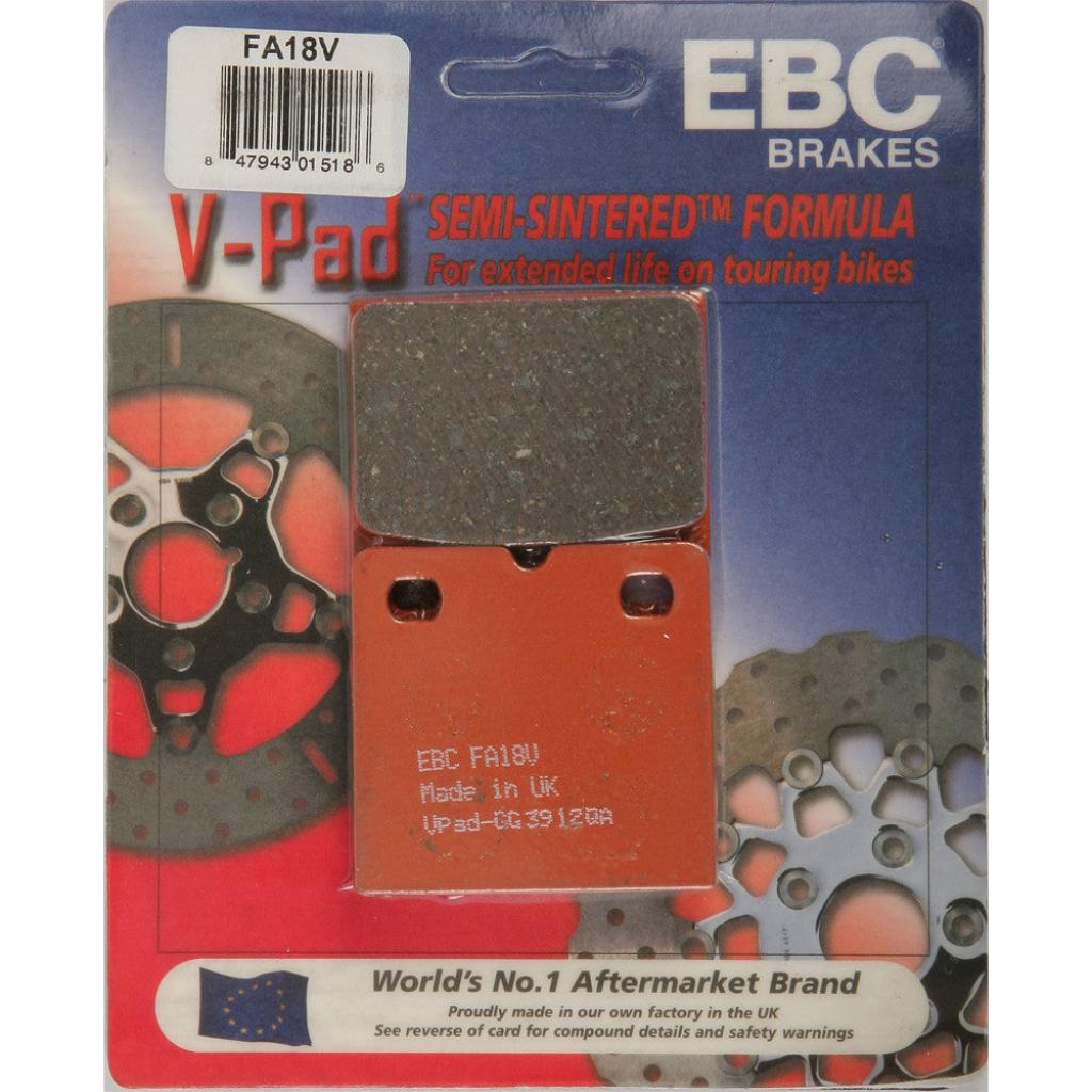EBC Semi - Sintered Brake Pads | FA18V - MojoMotoSport.com