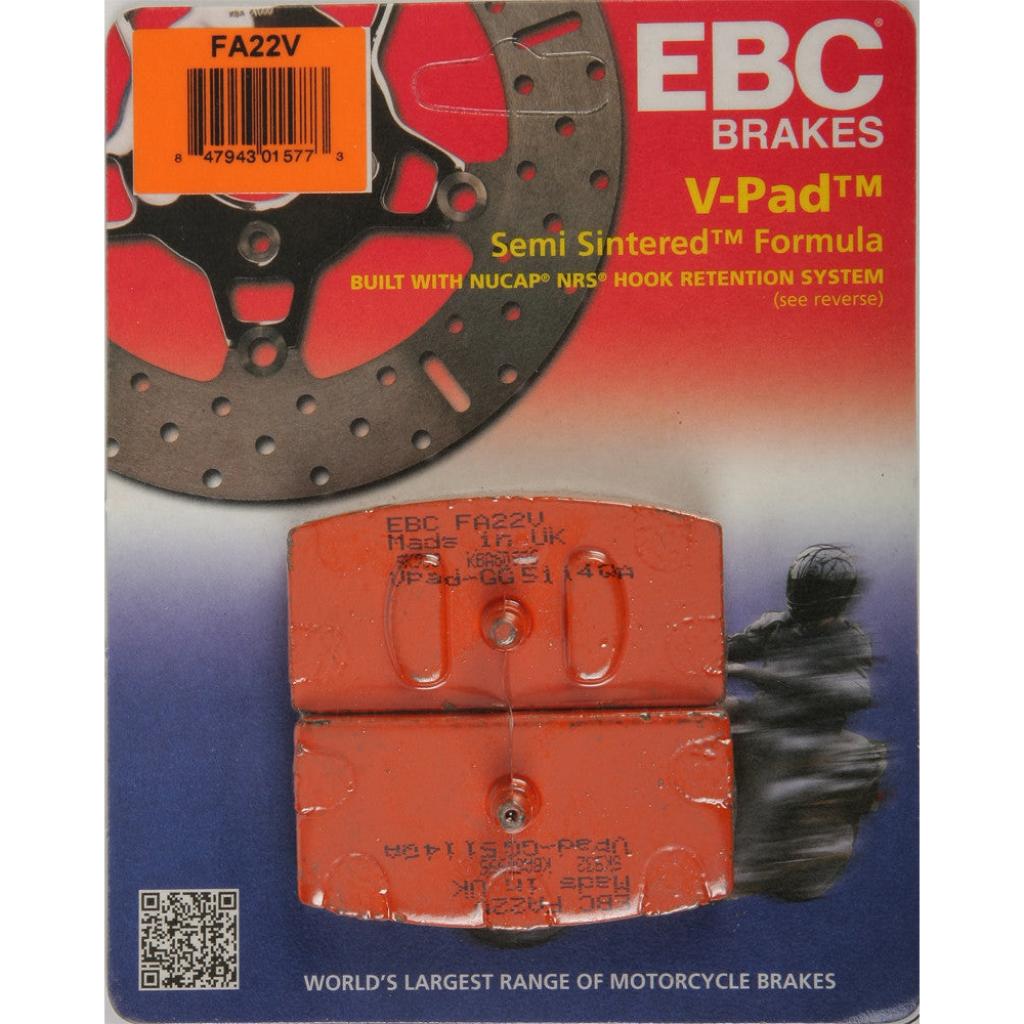 EBC Semi - Sintered Brake Pads | FA22V - MojoMotoSport.com