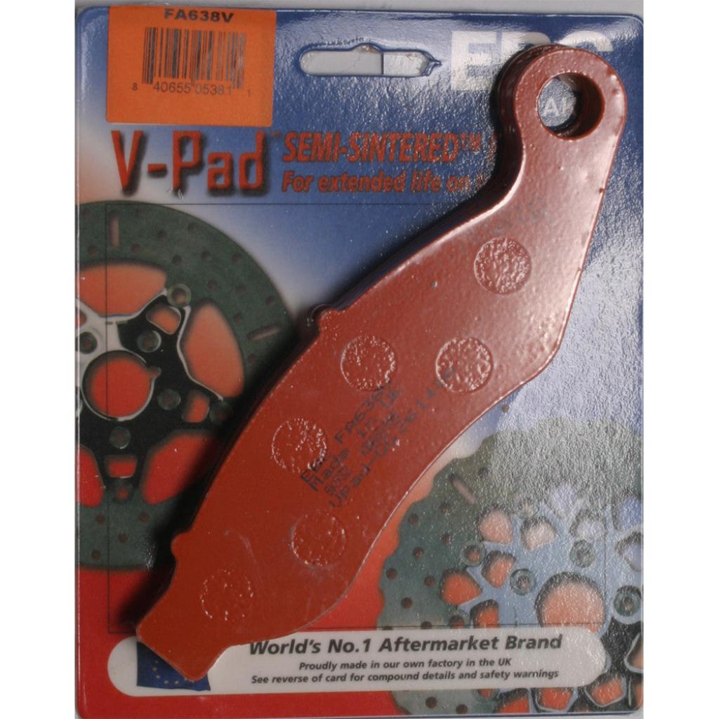 EBC Semi - Sintered Brake Pads | FA638V - MojoMotoSport.com