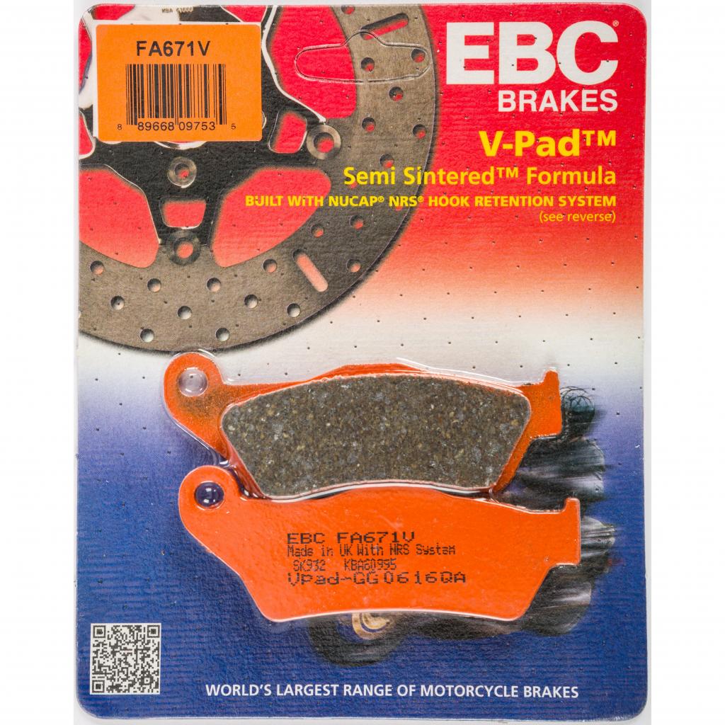 EBC Semi - Sintered Brake Pads | FA671V - MojoMotoSport.com