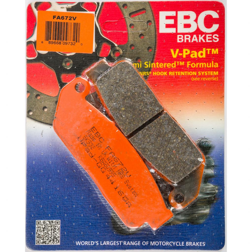 EBC Semi - Sintered Brake Pads | FA672V - MojoMotoSport.com