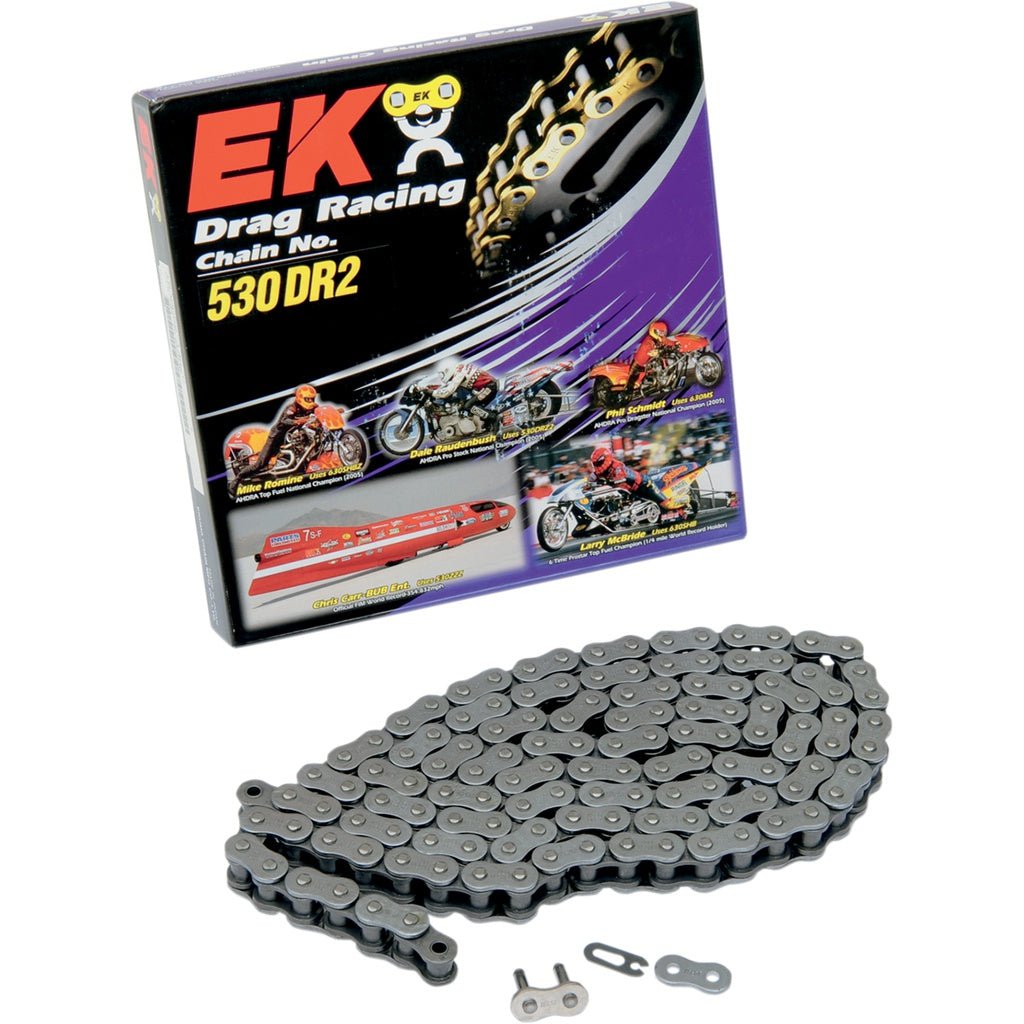 EK Chains - 530 DR - 2 Drag Chain - MojoMotoSport.com