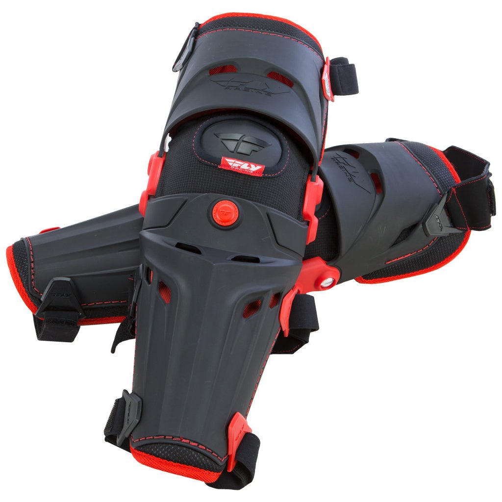 Fly Racing - CE 5 Pivot Knee Guard Adult Black - MojoMotoSport.com