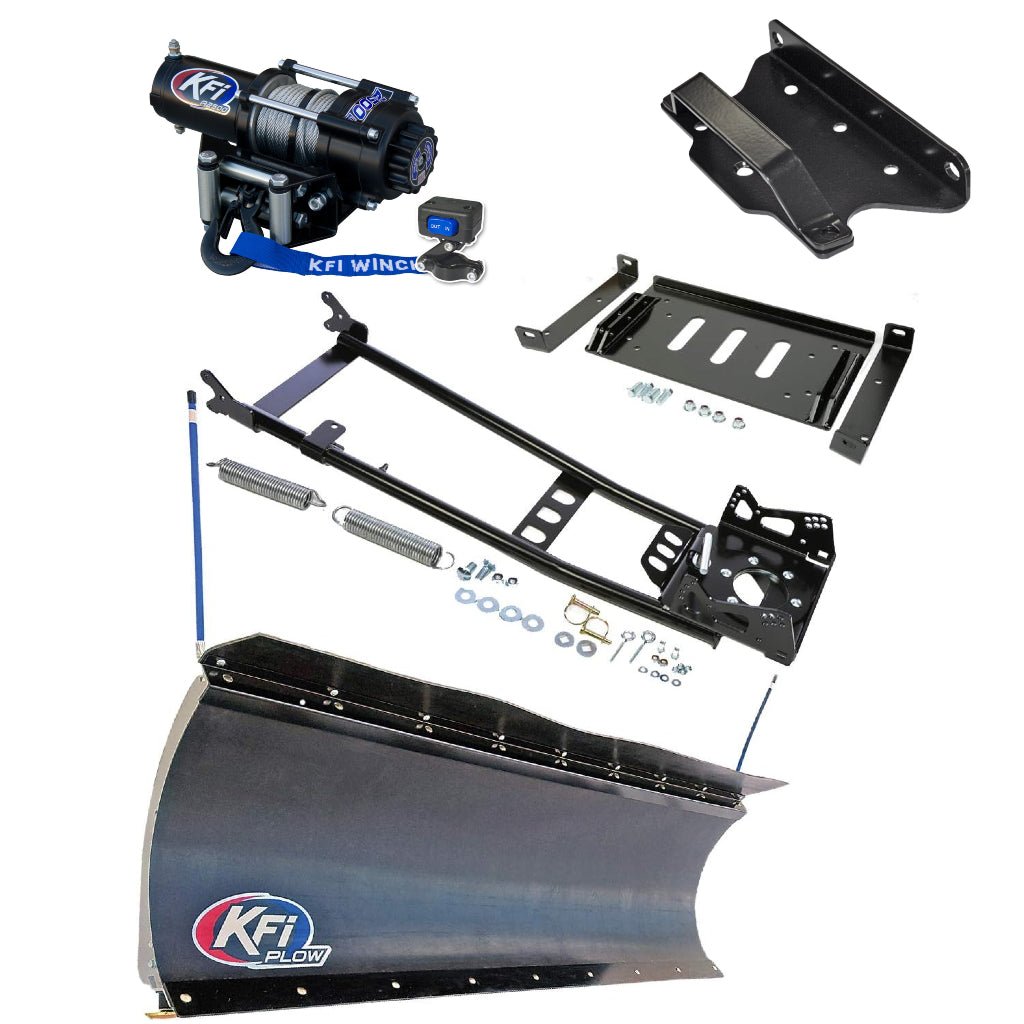 KFI Snowplow Kit Yamaha 350 - 450 Grizzly Kodiak - MojoMotoSport.com
