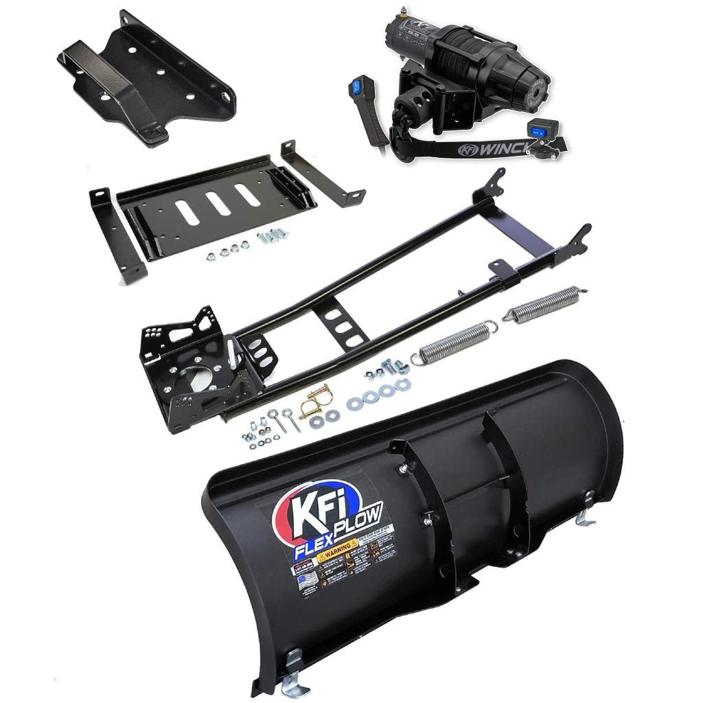 KFI Snowplow Kit Yamaha 350 - 450 Grizzly Kodiak - MojoMotoSport.com