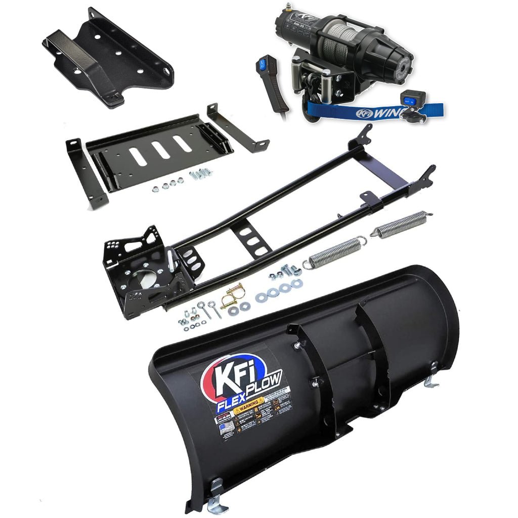 KFI Snowplow Kit Yamaha 350 - 450 Grizzly Kodiak - MojoMotoSport.com