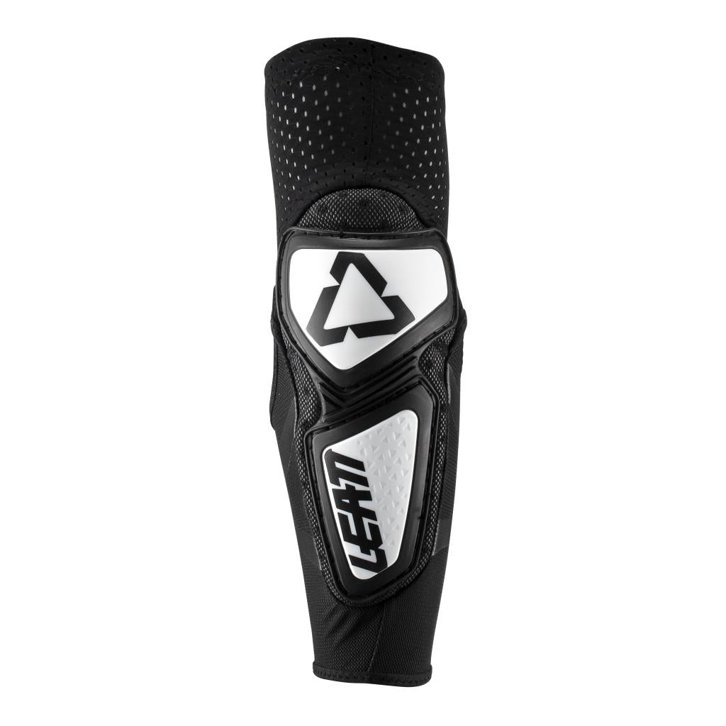 Leatt Elbow Guard Contour Wht/Blk Junior - MojoMotoSport.com
