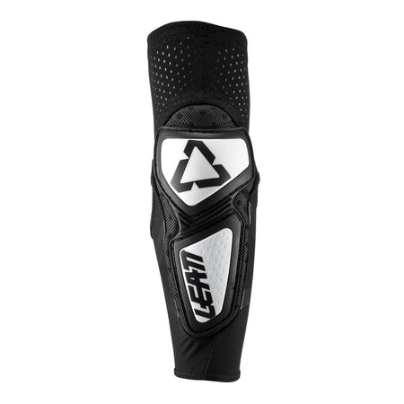 Leatt Elbow Guard Contour Wht/Blk Junior - MojoMotoSport.com