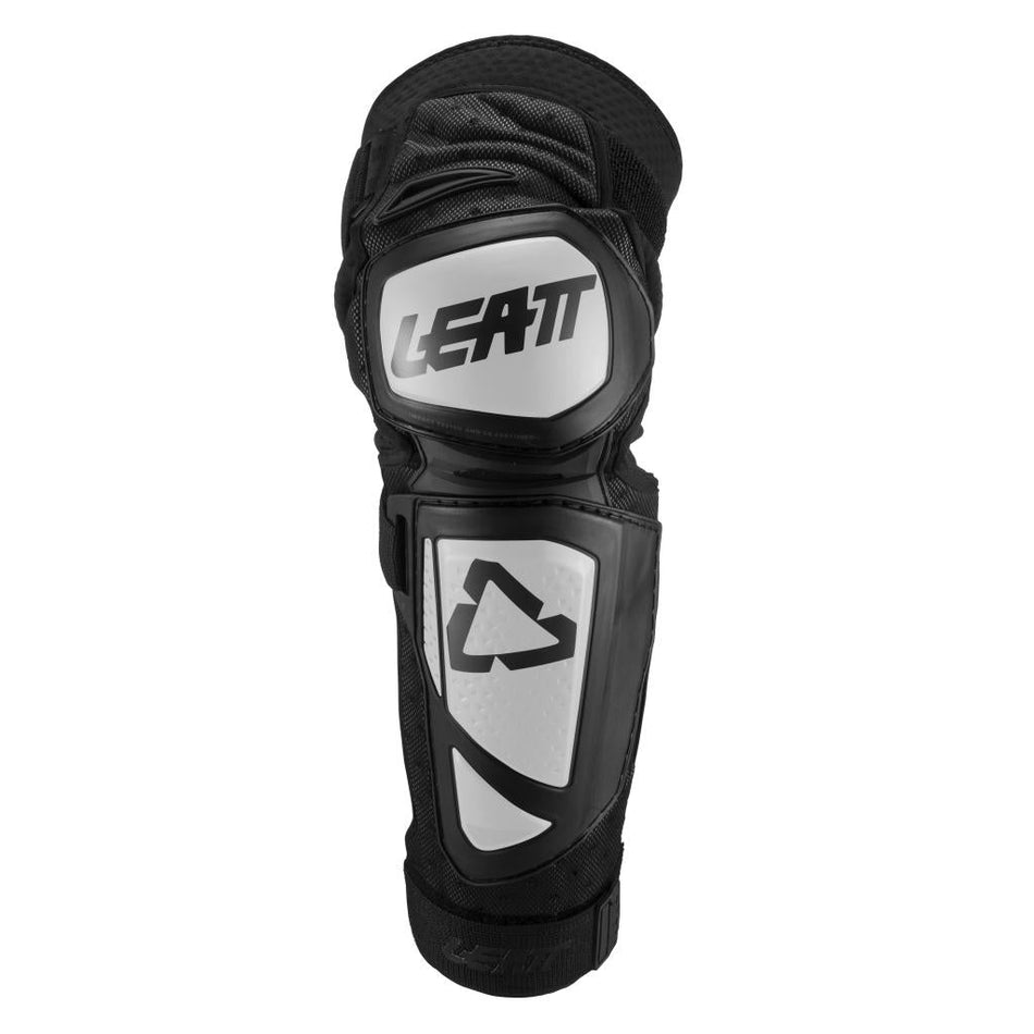 Leatt Knee Guard EXT Wht/Blk Jr - MojoMotoSport.com