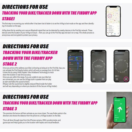 Muc - Off Secure Airtag Holder - MojoMotoSport.com
