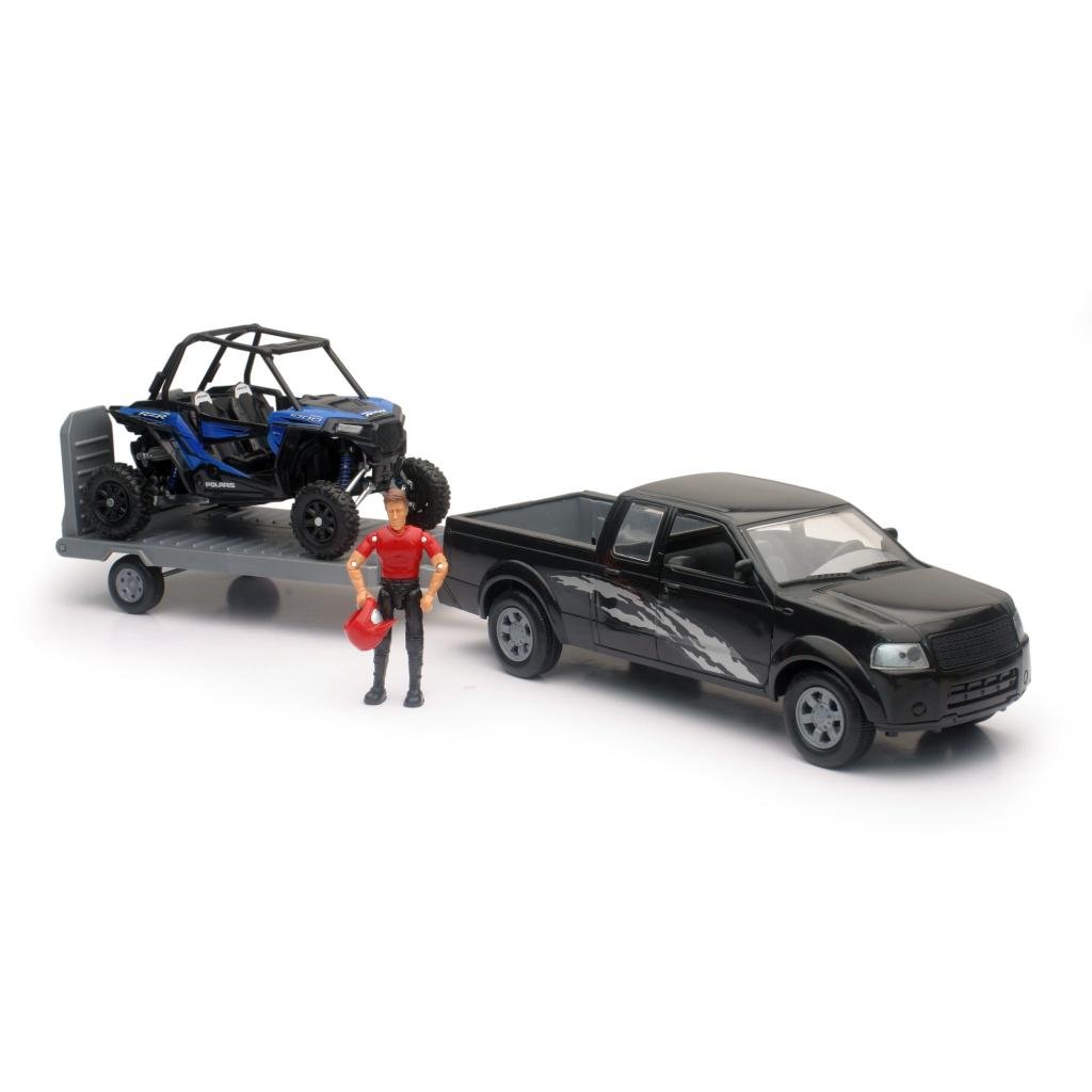 New - Ray Truck w/Sport Vehicle Replica | SS - 37426E - MojoMotoSport.com