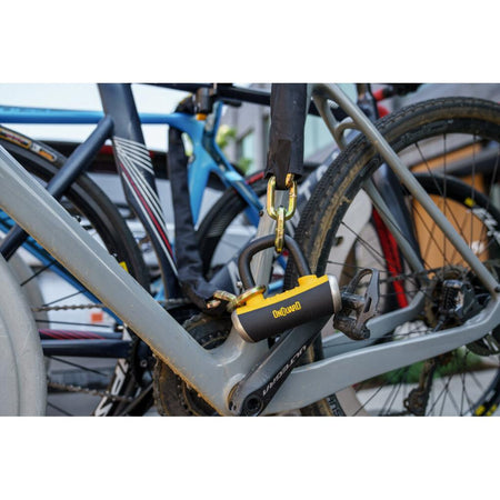 OnGuard Beast Chain w/ U - Lock Black/Yellow 6 Ft | 8016L - MojoMotoSport.com
