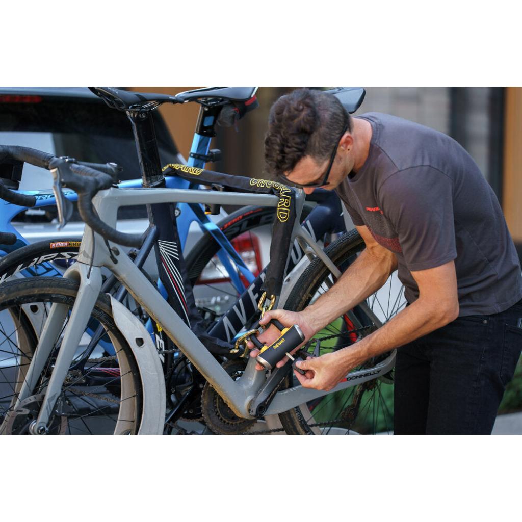 OnGuard Beast Chain Without Lock Black/Yellow 7 Ft | 8018L - MojoMotoSport.com