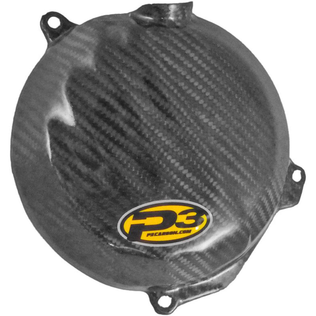 P3 Carbon Fiber Clutch Cover For HUS | 713070 - MojoMotoSport.com