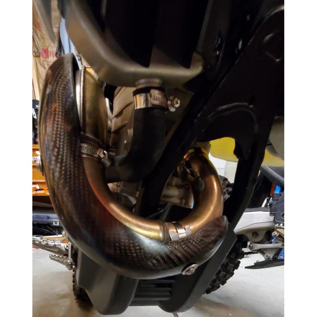 P3 Carbon Heat Shield KTM/Husqvarna 250 4T (2023 - Up) | 201056 - MojoMotoSport.com