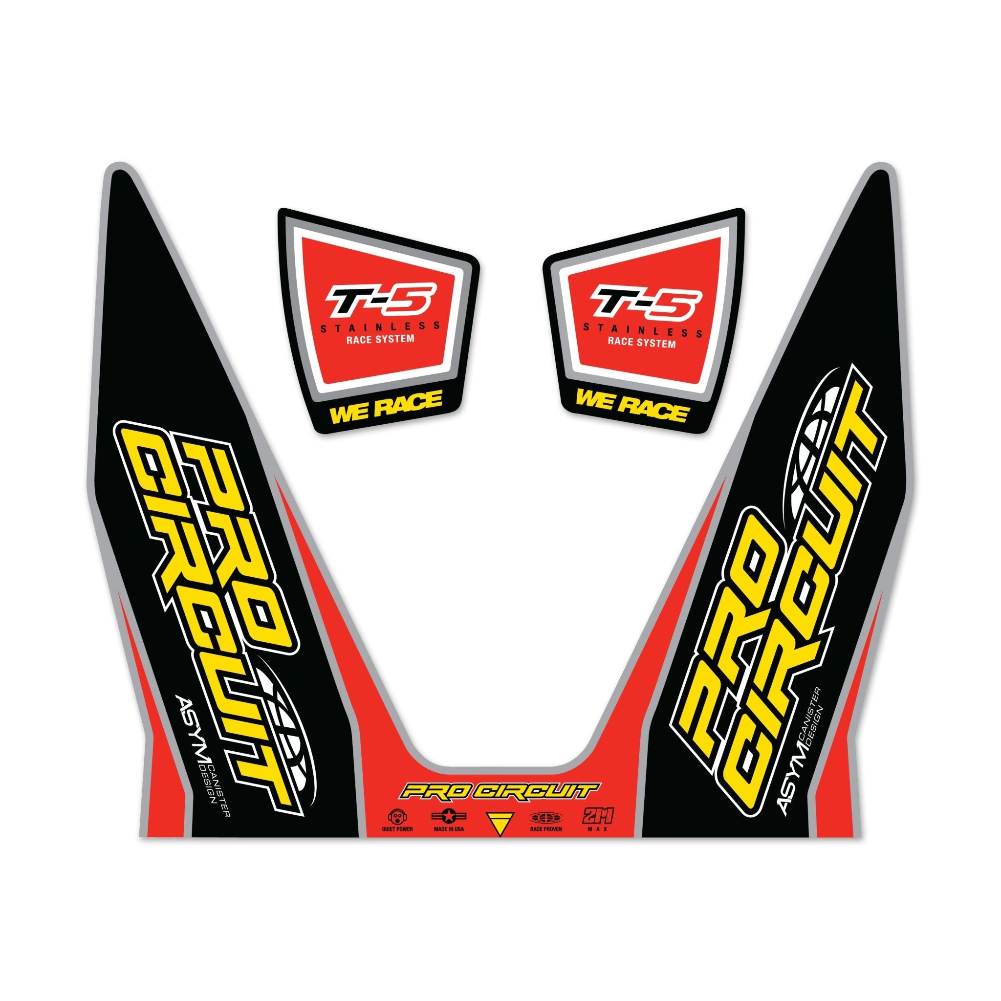 Pro Circuit Muffler Sticker Kit | DC12T5 - MojoMotoSport.com