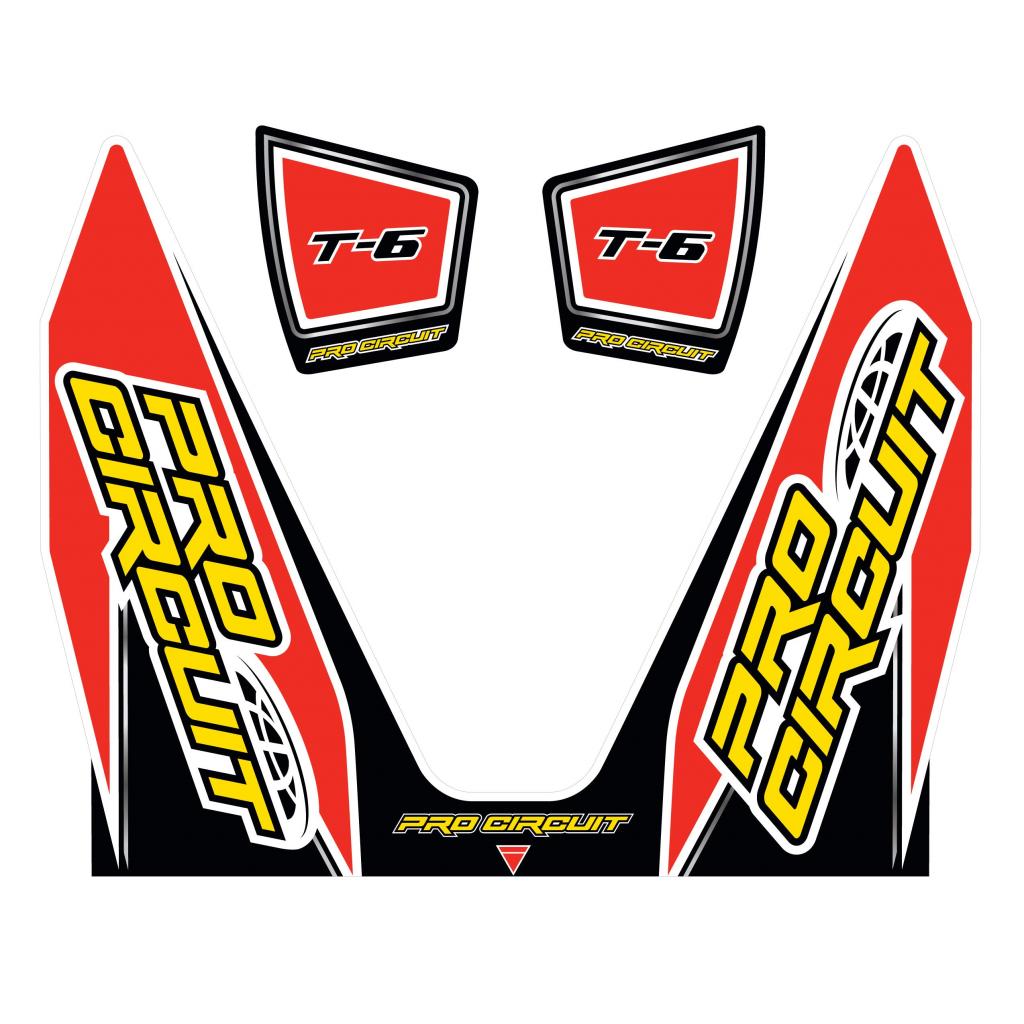Pro Circuit Muffler Sticker Kit | DC14T6 - MojoMotoSport.com