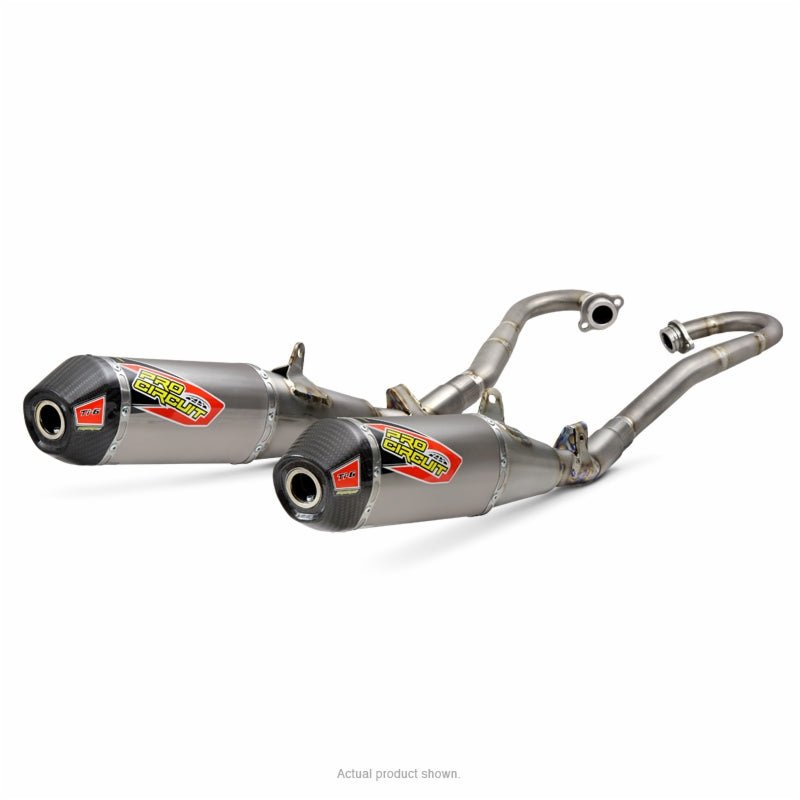 Pro Circuit T - 6 Dual Exhaust System 2020 Honda CRF250R/X | 0312025F2 - MojoMotoSport.com