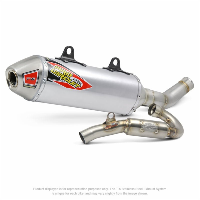 Pro Circuit T - 6 Exhaust System 2016.5 - 18 KTM 450 SX - F | 0151745G - MojoMotoSport.com
